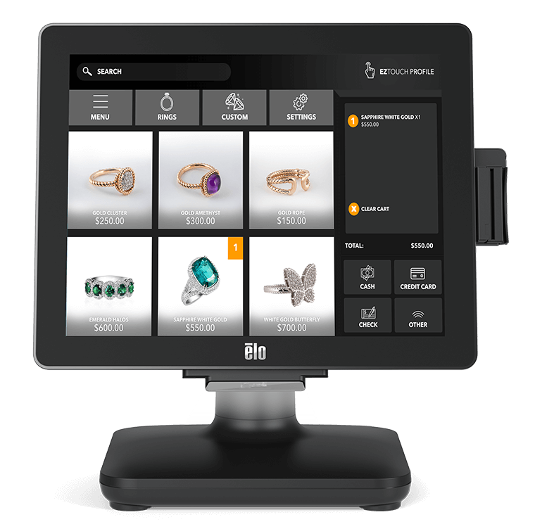 Elo All in one touchscreen pos terminal with Elo Edge Connect Technology Elo All in one touchscreen pos terminal with Elo Edge Connect Technology