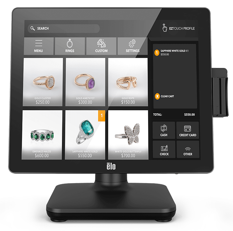 Elo All in one touchscreen pos terminal with Elo Edge Connect Technology Elo All in one touchscreen pos terminal with Elo Edge Connect Technology