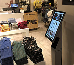Self-Service Kiosk for Endless Aisle in Retail