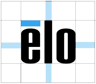 Elo logo spacing illustration