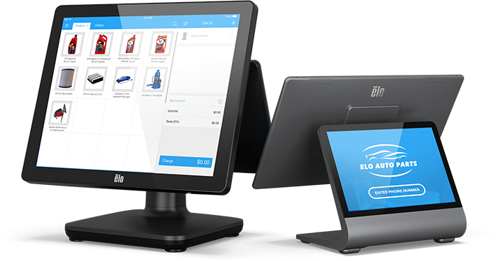 Touch screen discount point of sale